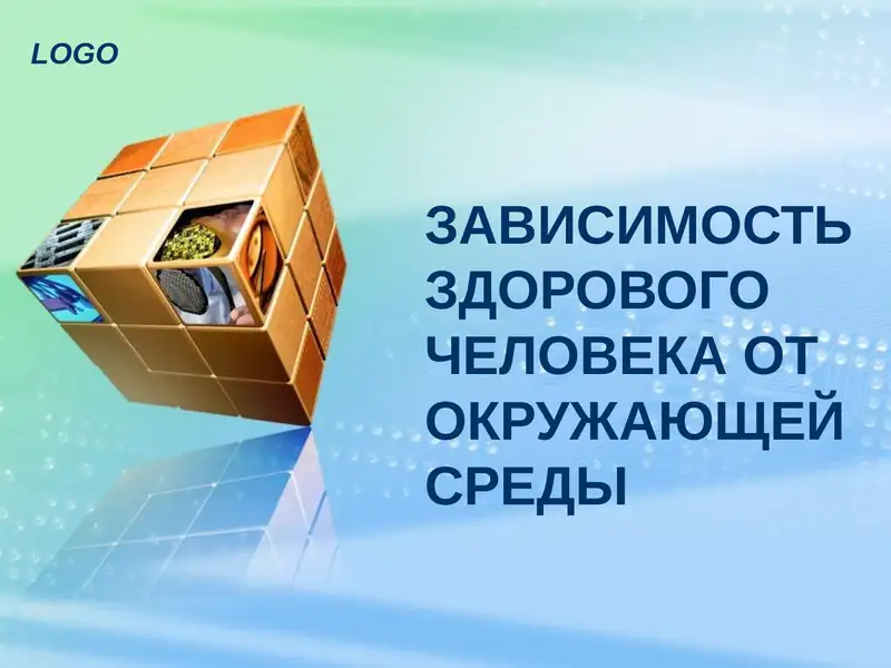 Зависимость здорового человека от окружающей среды