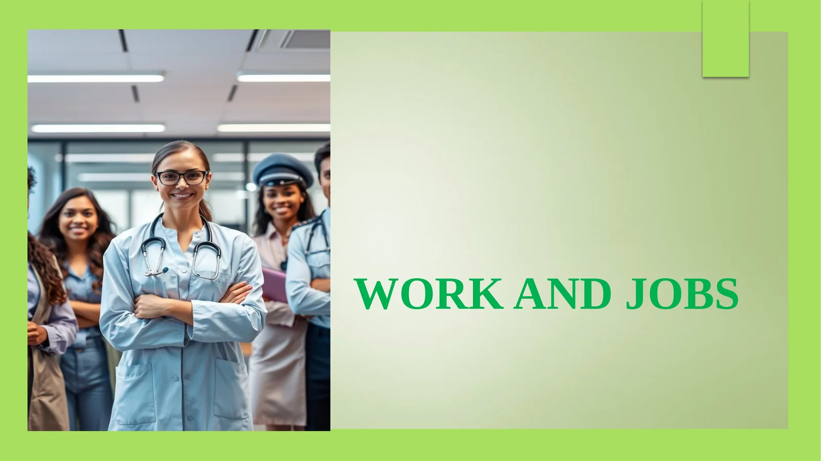 WORK AND JOBS