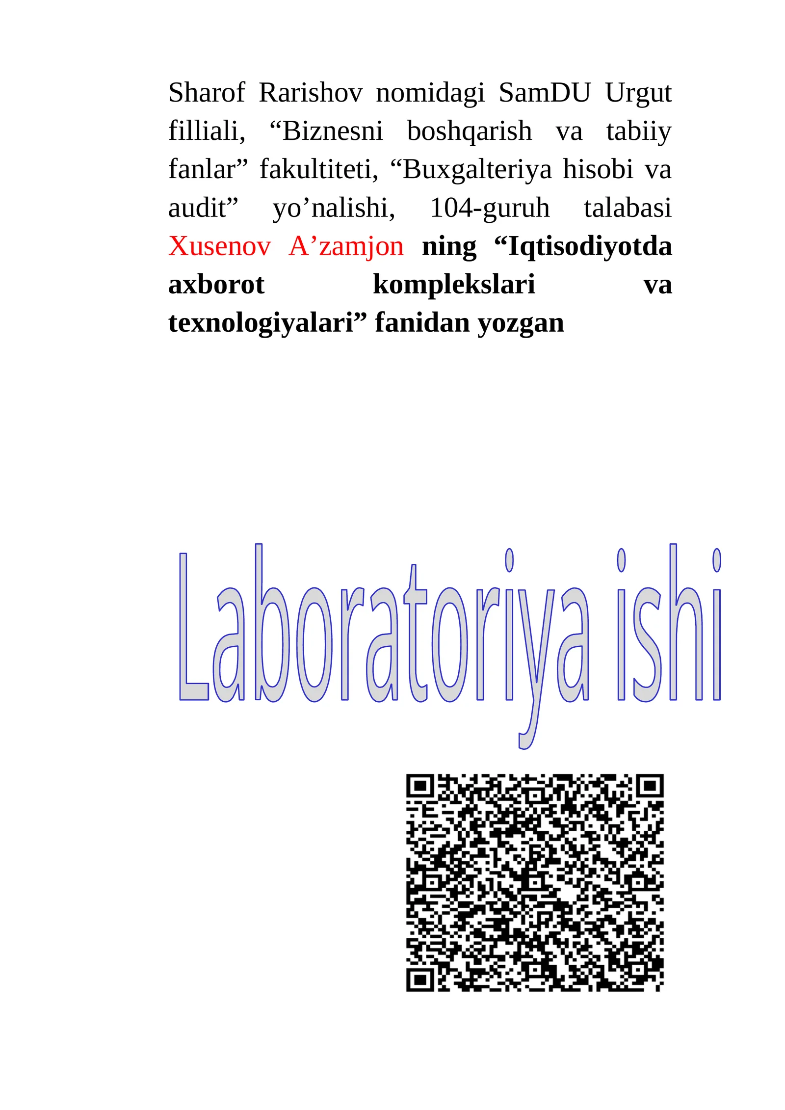 Windows operatsion tizimida fayllar tizimi bilan ishlash. Fayl va papkalar ustida amallar bajarish