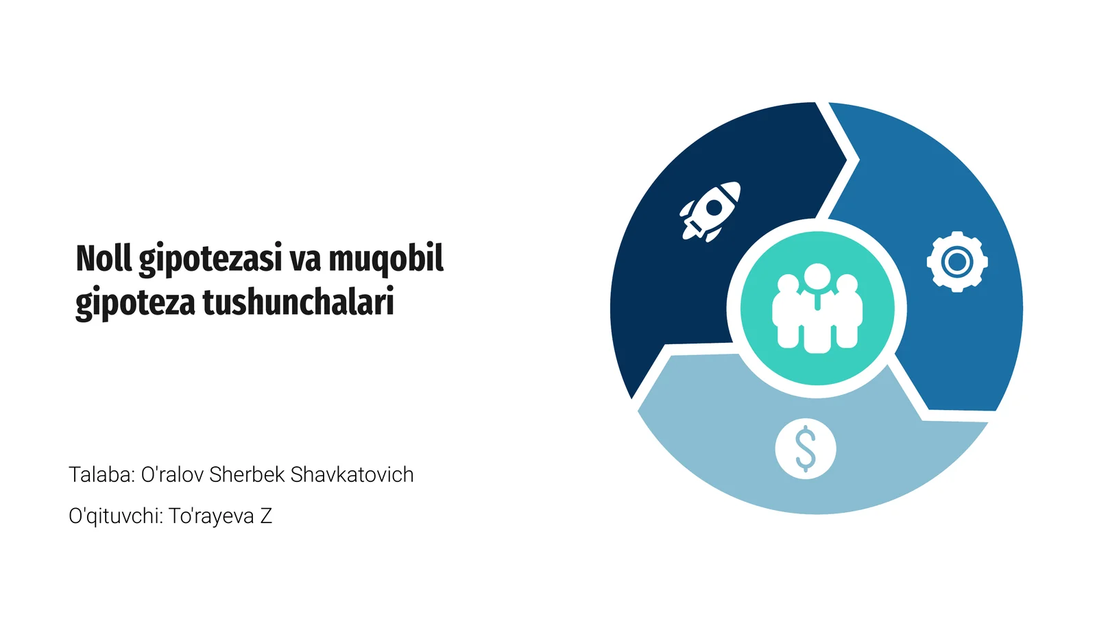 Noll gipotezasi va muqobil gipoteza tushunchalari