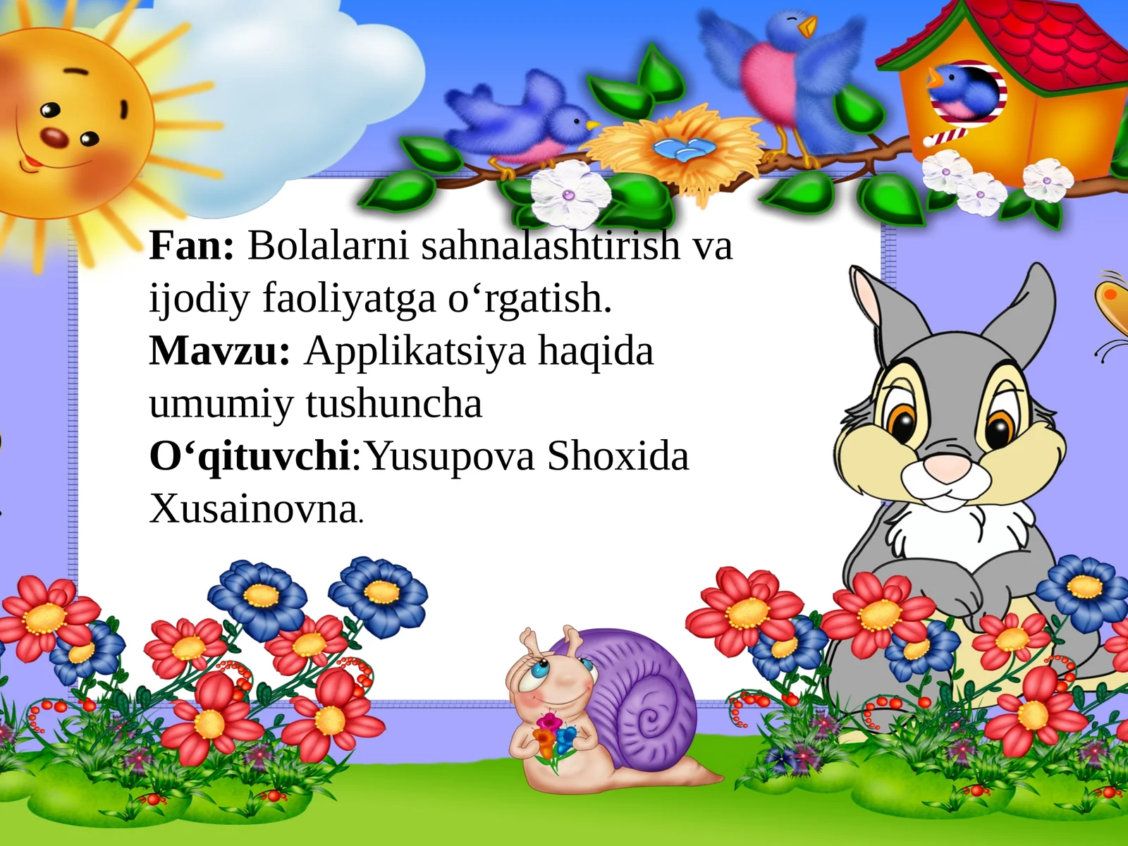 Applikatsiya haqida umumiy tushuncha