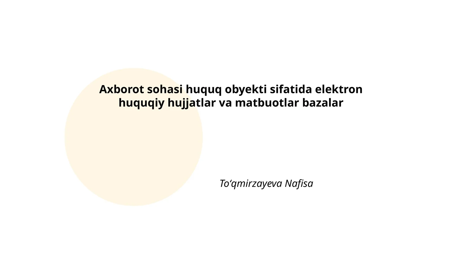 Elektron huquqiy hujjatlar va matbuotlar bazalari