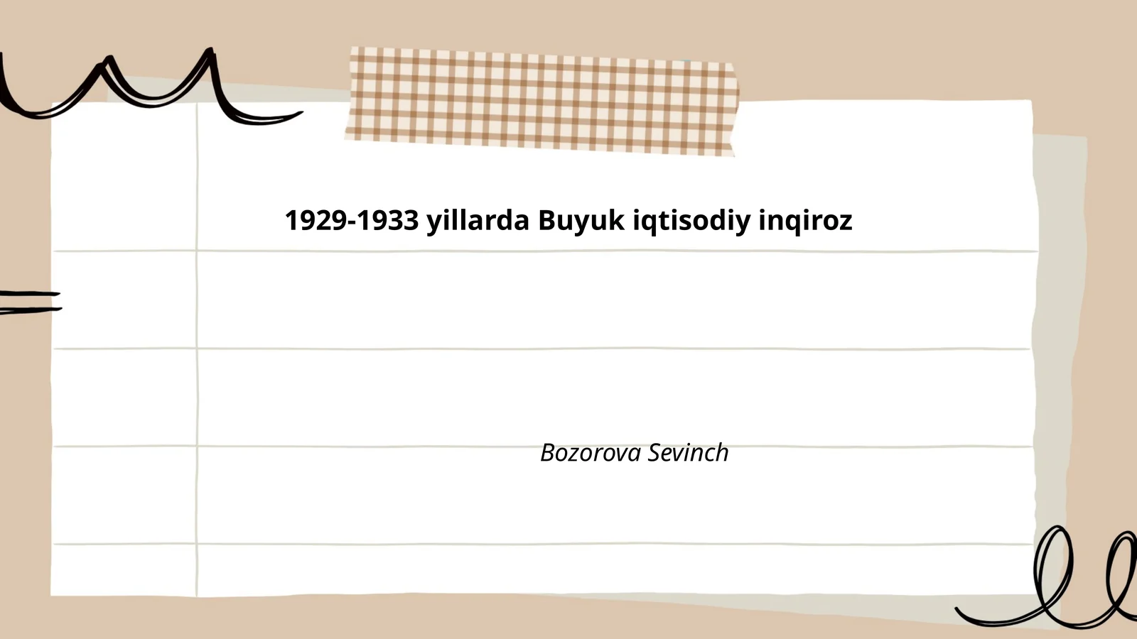 1929-1933 yillarda Buyuk iqtisodiy inqiroz