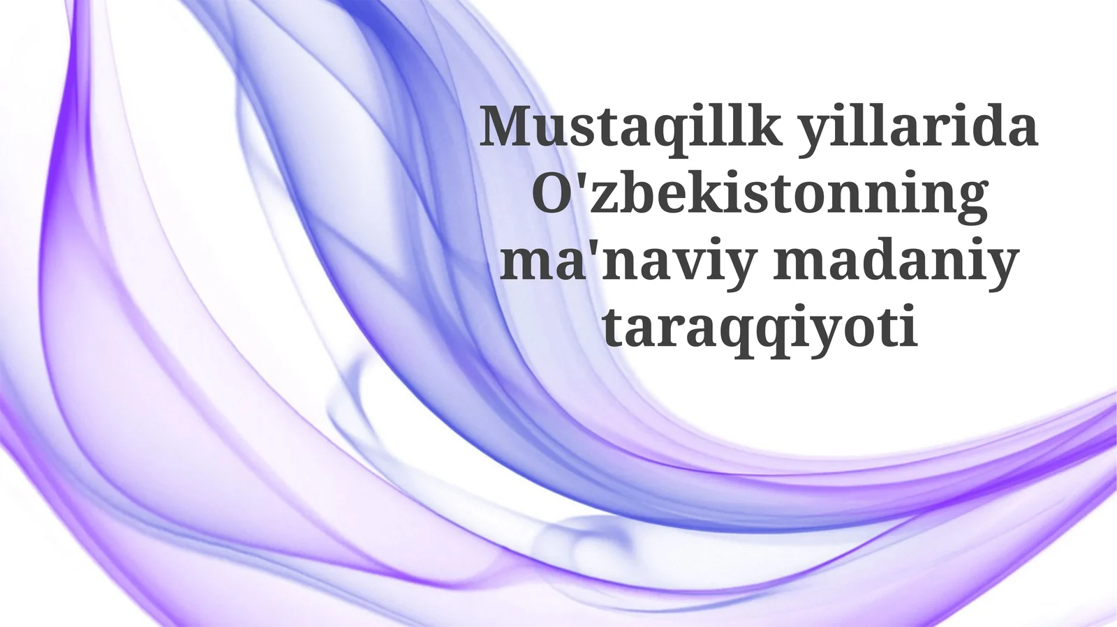 O'zbekiston Madaniyati