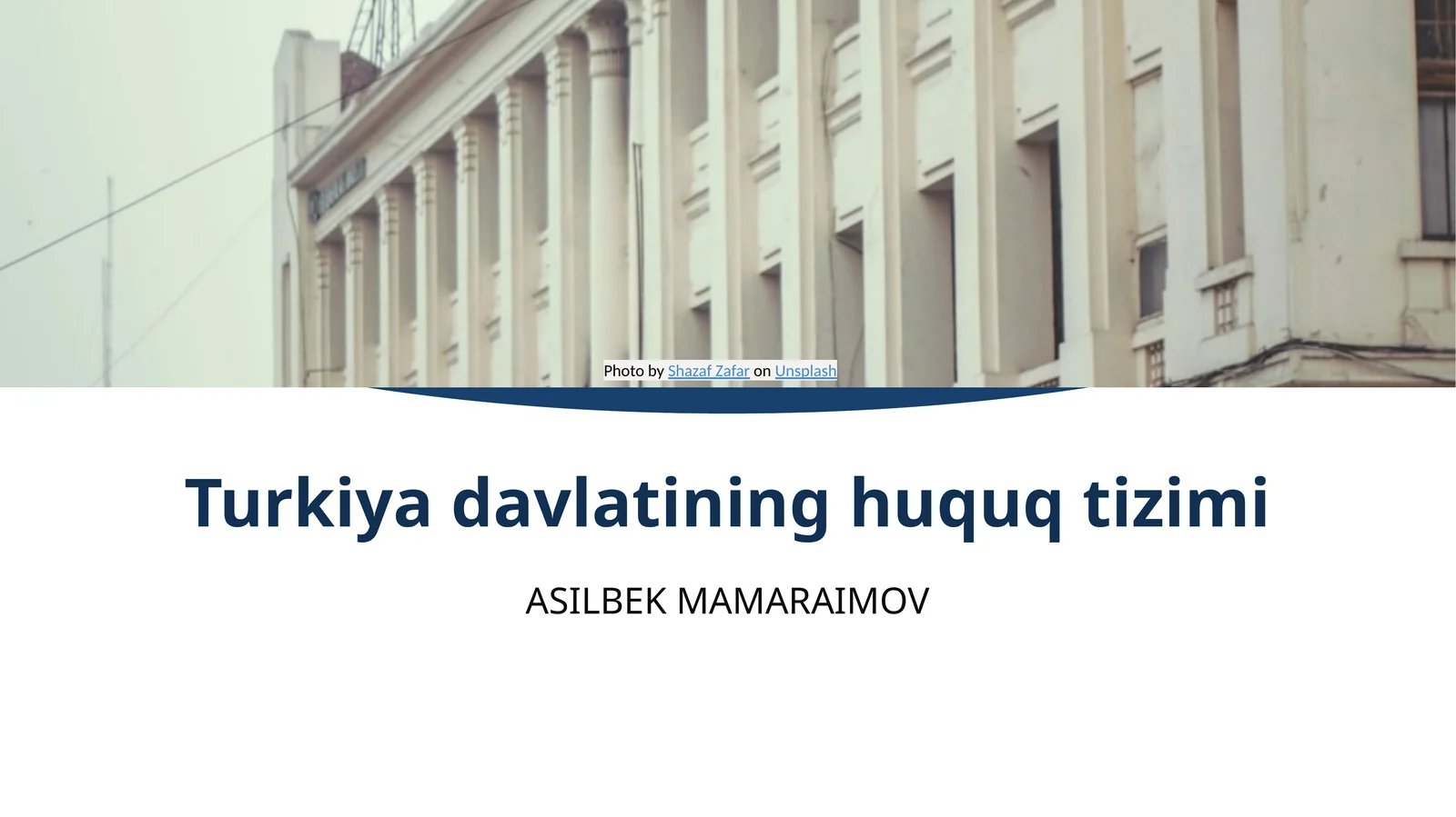 Turkiya davlatining huquq tizimi