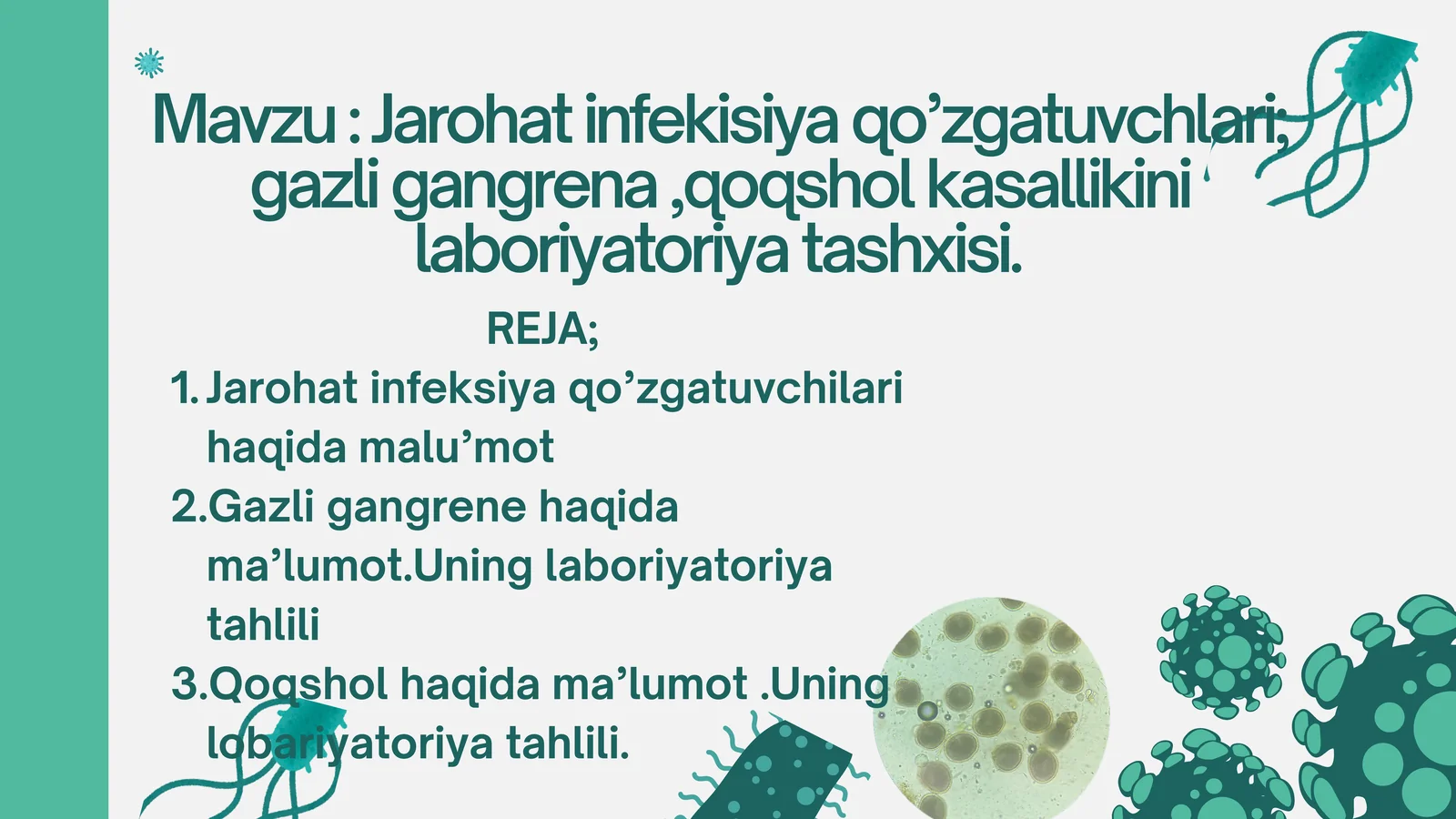 Gazli gangrena,qoqshol kasalliklari