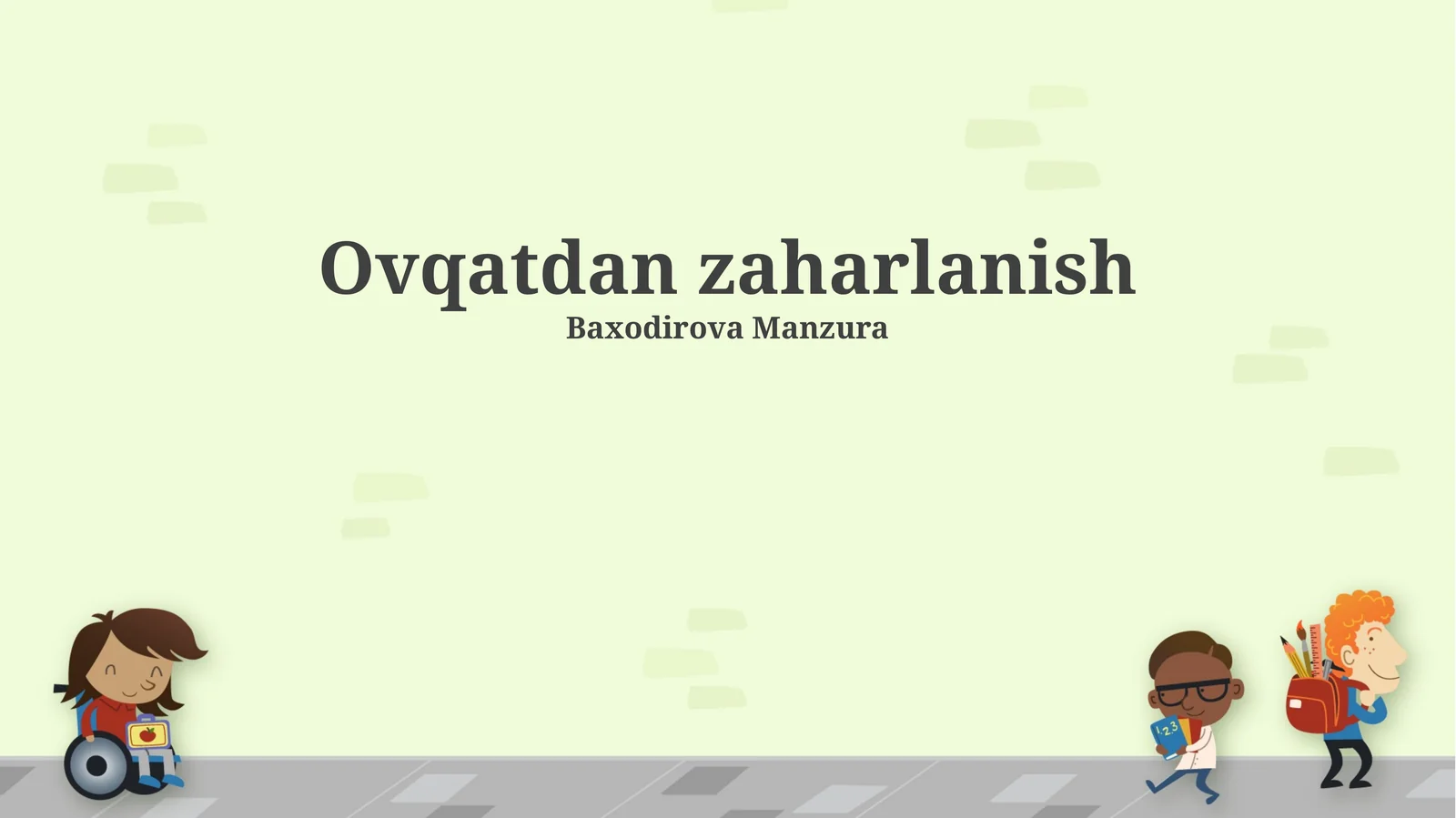 Ovqatdan zaharlanish: Ta'rifi va sabablari