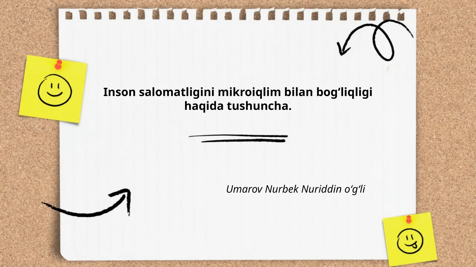 Mikroiqlim tushunchasi va inson salomatligi bilan bogʻliqligi