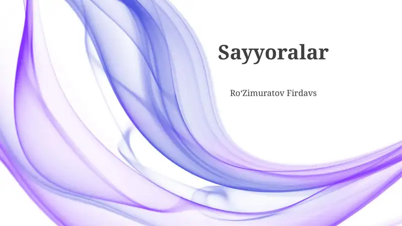 Sayyoralar