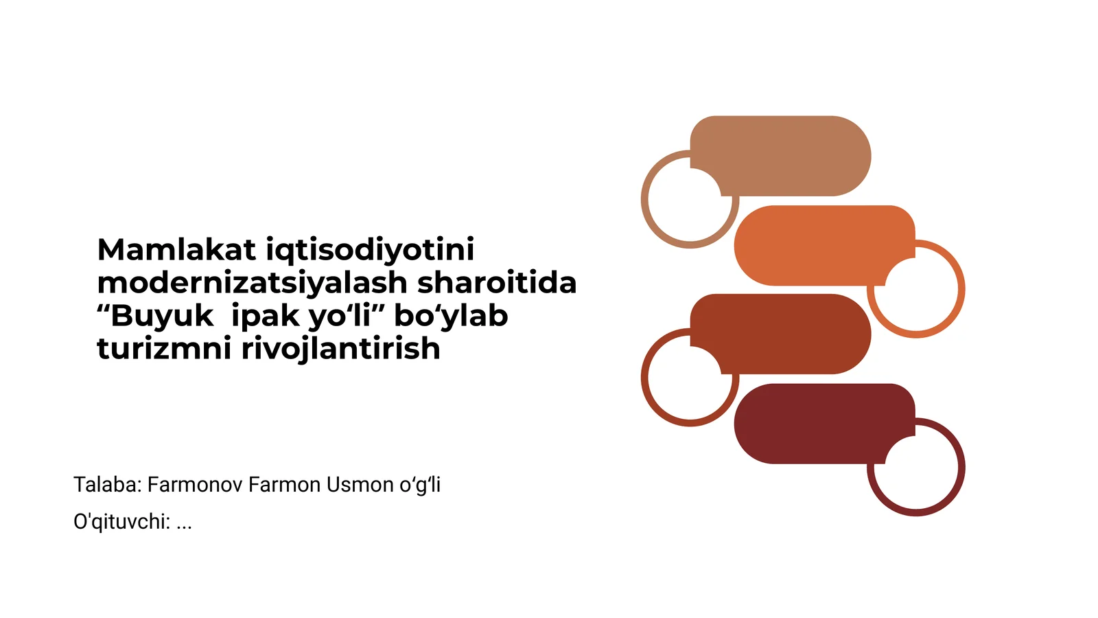 Buyuk ipak yo‘li bo‘ylab turizmni rivojlantirish