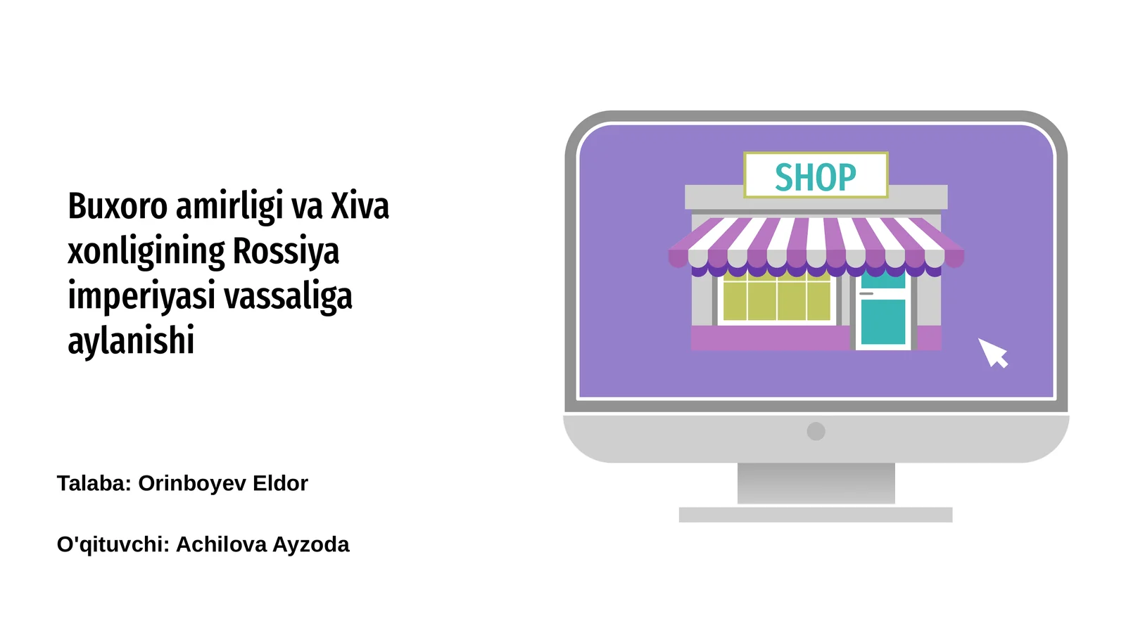 Buxoro amirligi va Xiva xonligining Rossiya imperiyasi vassaliga aylanishi