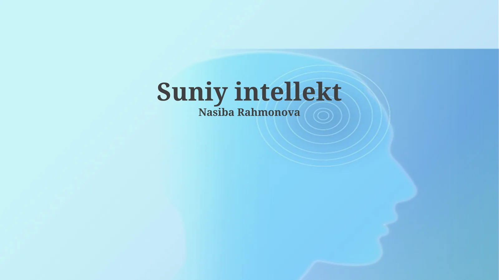 Sun'iy intellekt