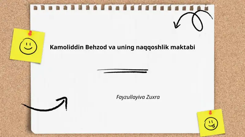 Kamoliddin Behzod va uning naqqoshlik maktabi