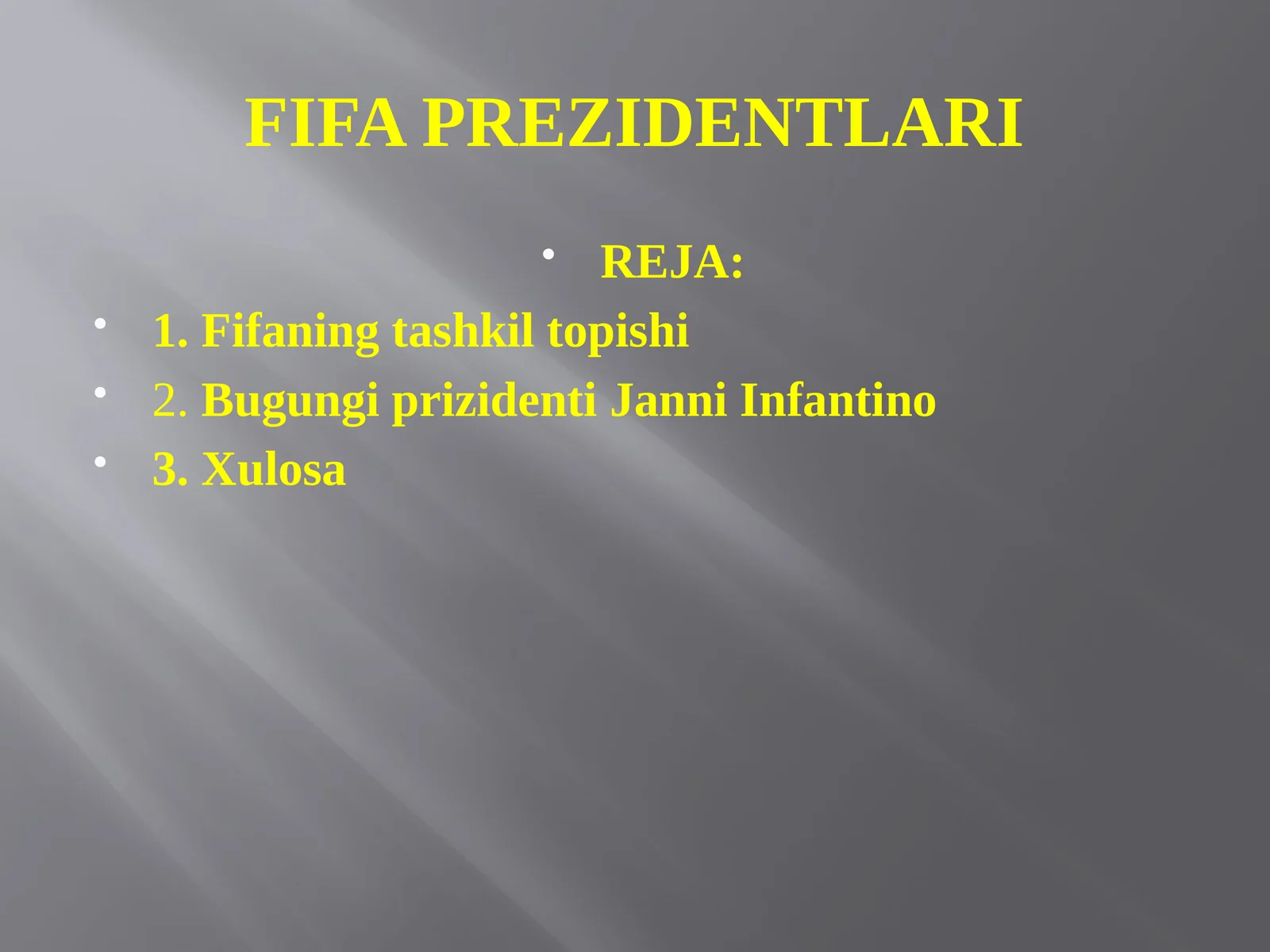 FIFA PREZIDENTLARI