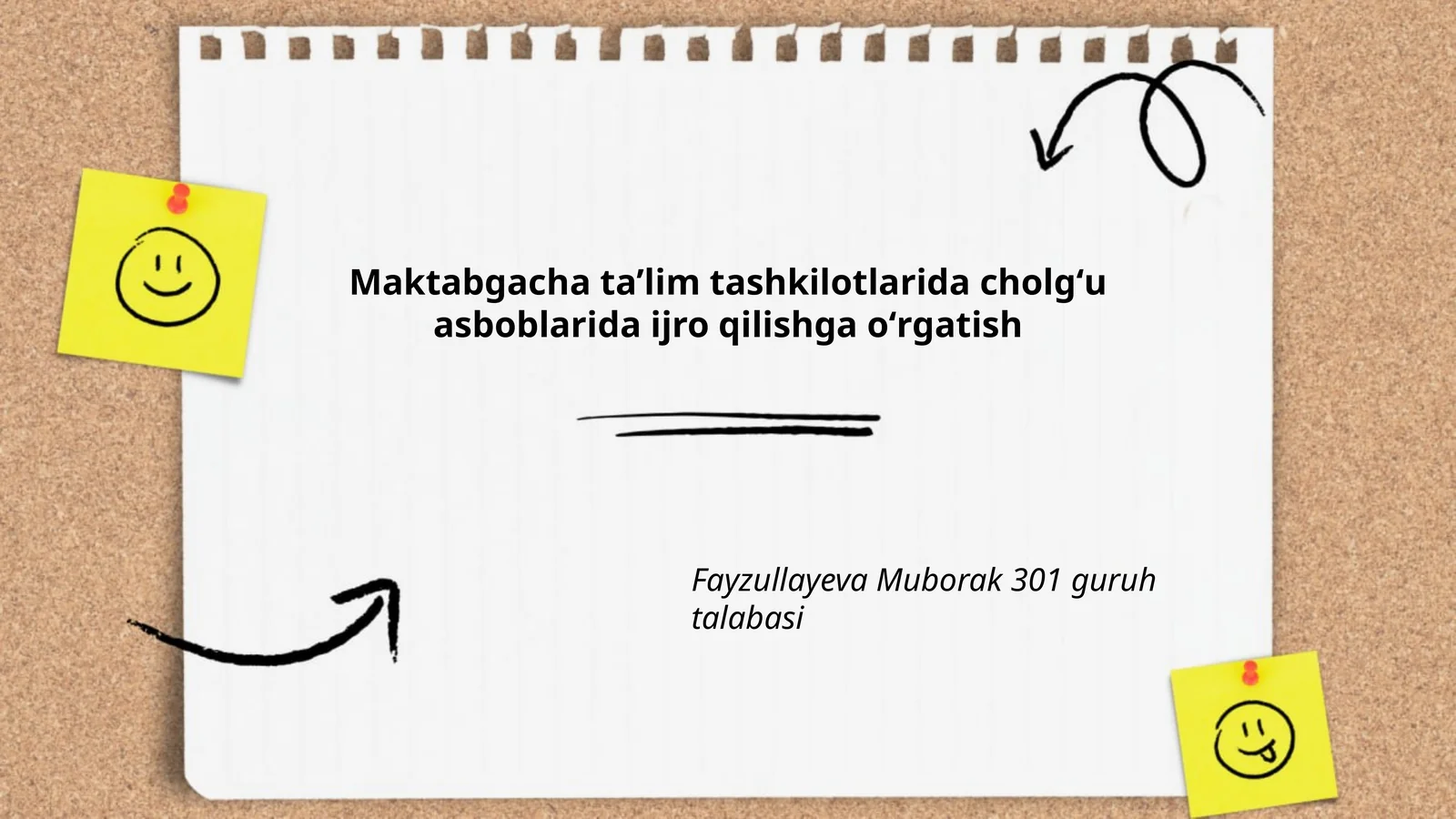 Maktabgacha ta'lim tashkilotlarida cholg'u asboblarida ijro qilishga o'rgatish