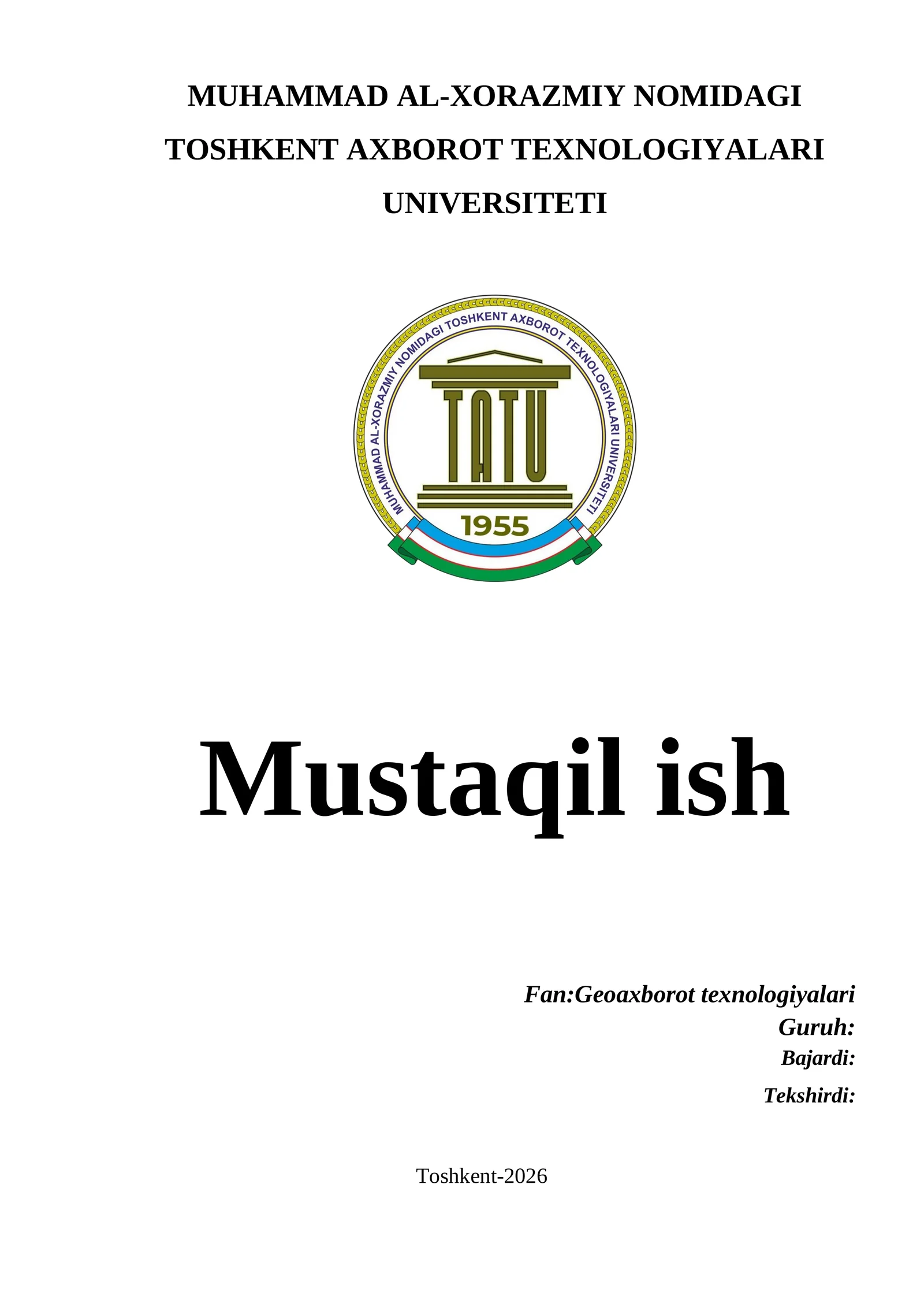 Diagrammali va grafikli xaritalar GIS tizimi