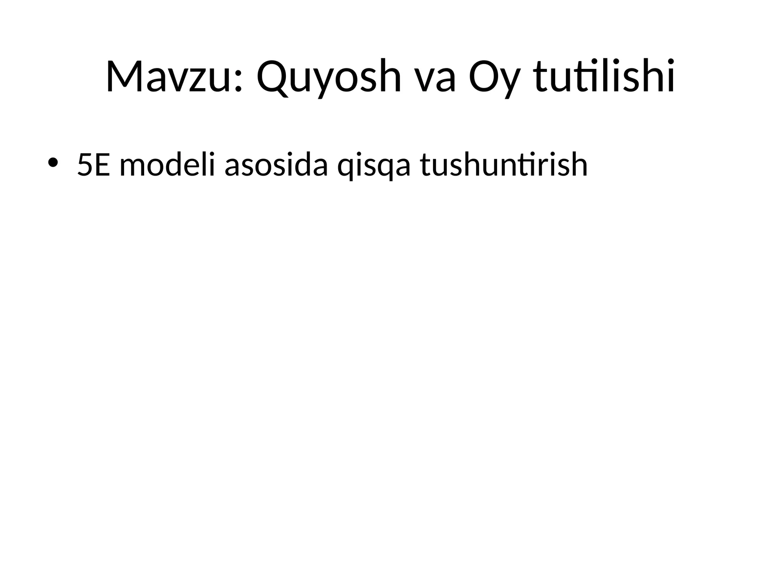 Quyosh va Oy tutilishi