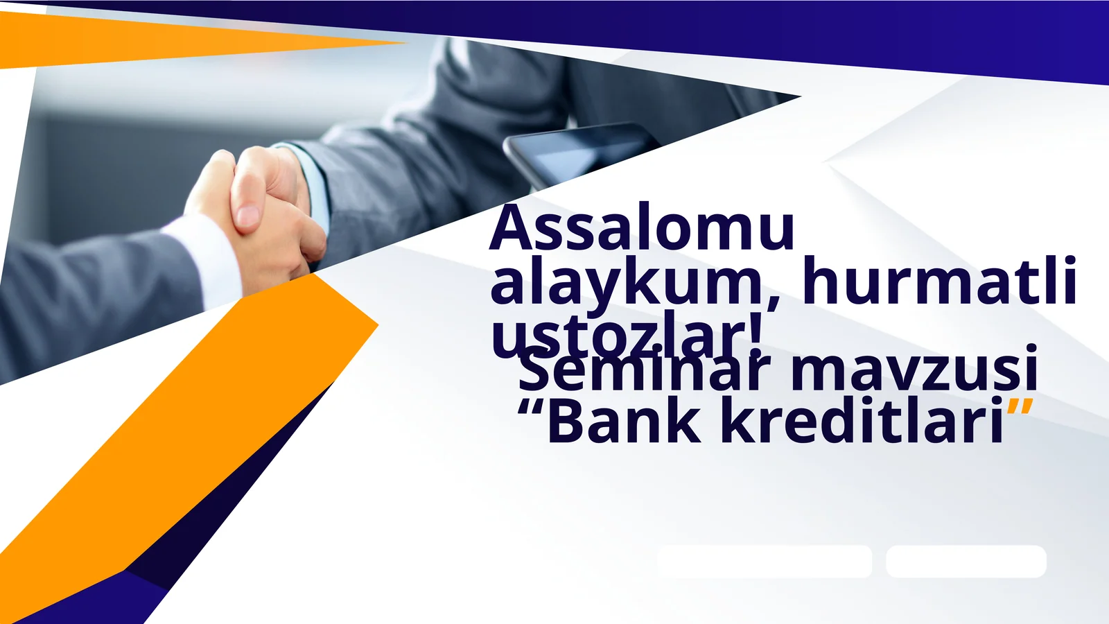 Bank kreditlari