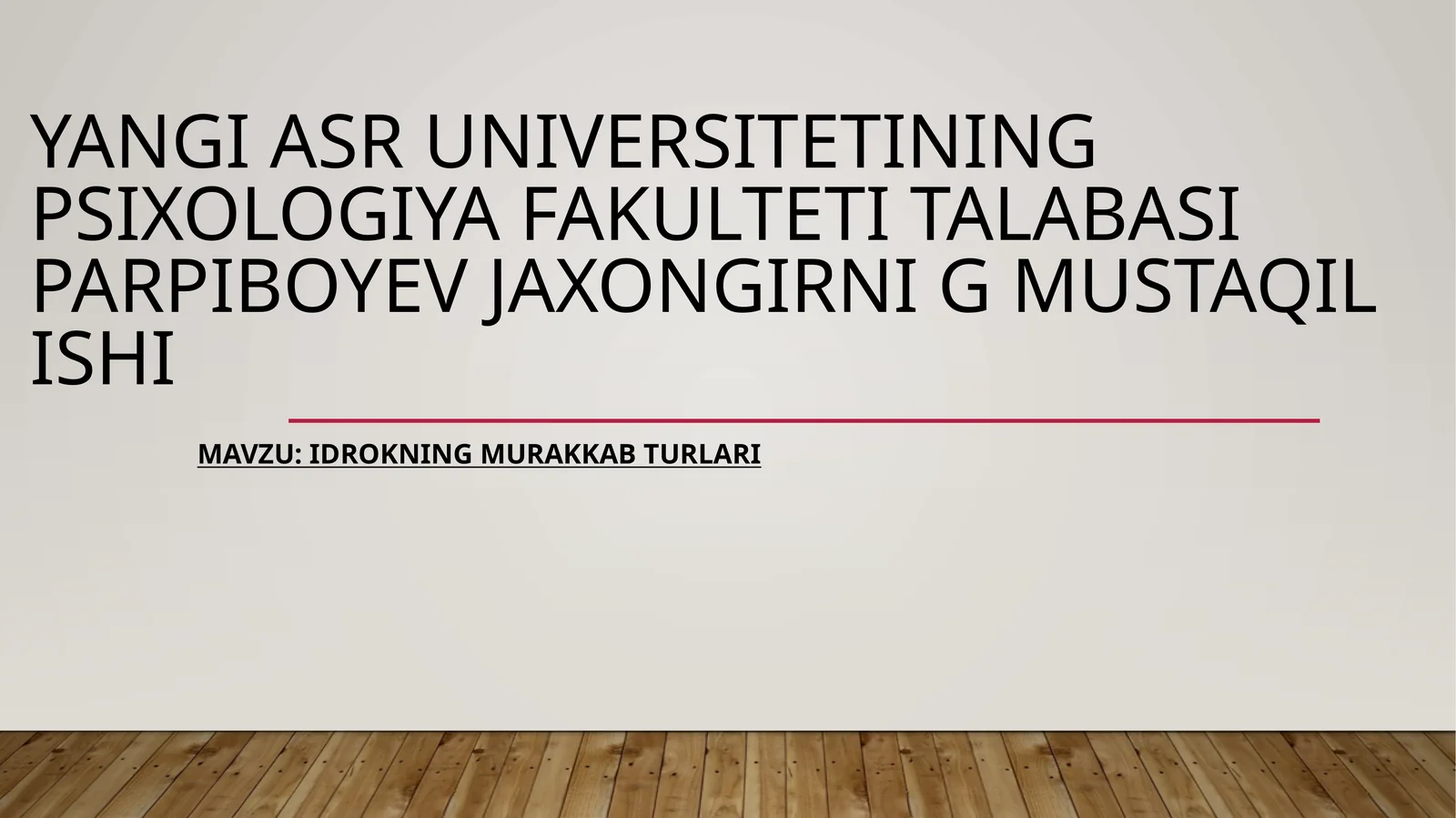 idrokning murakkab turlari