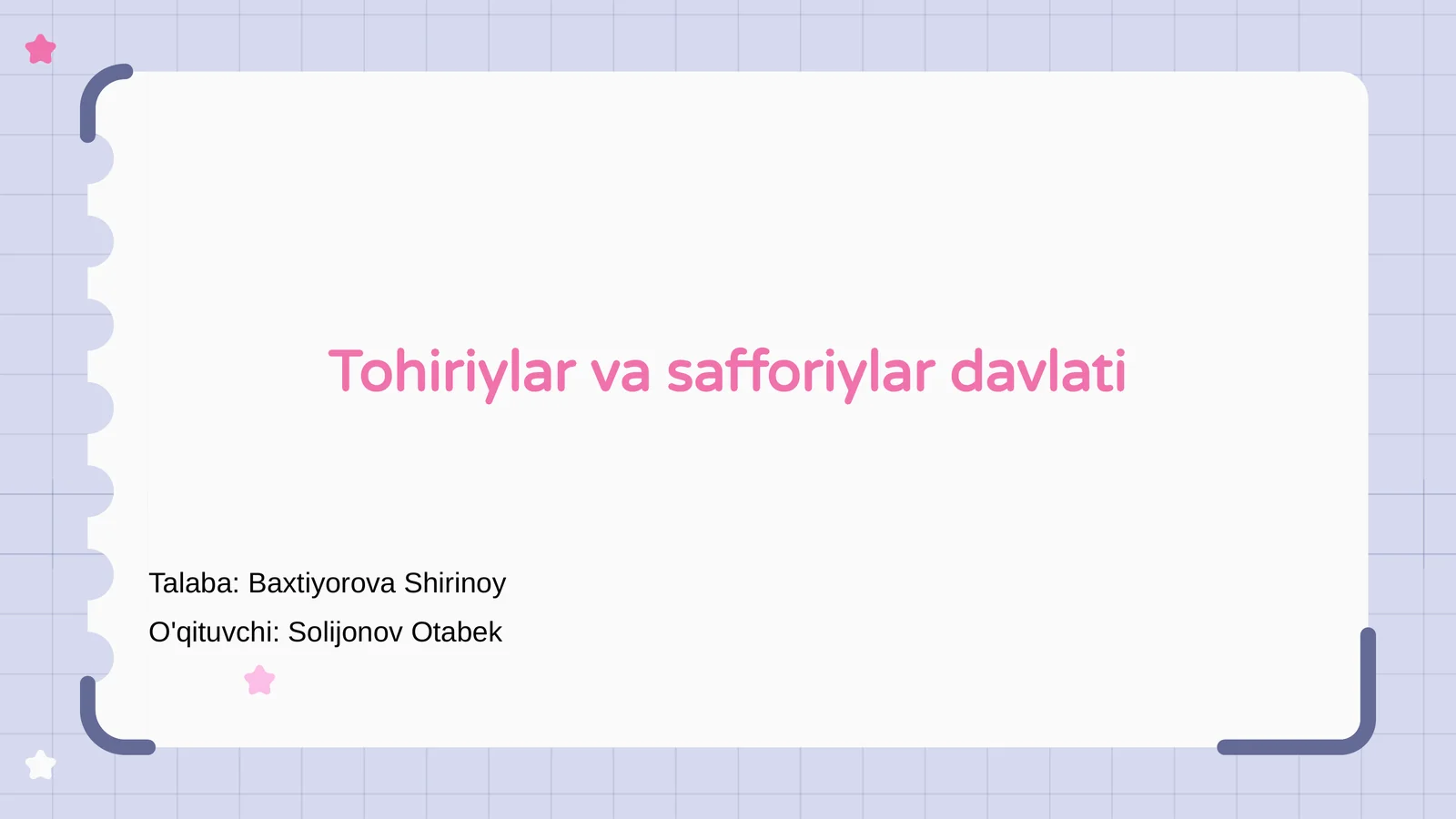 Tohiriylar va safforiylar davlati