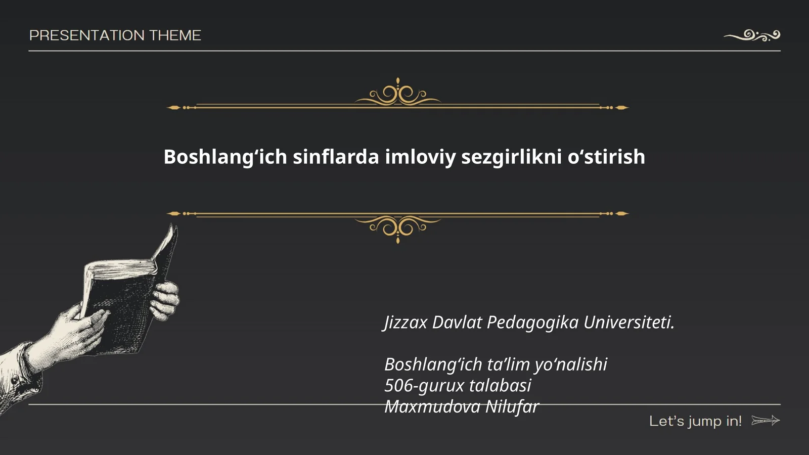 Imloviy sezgirlikni oʻstirish