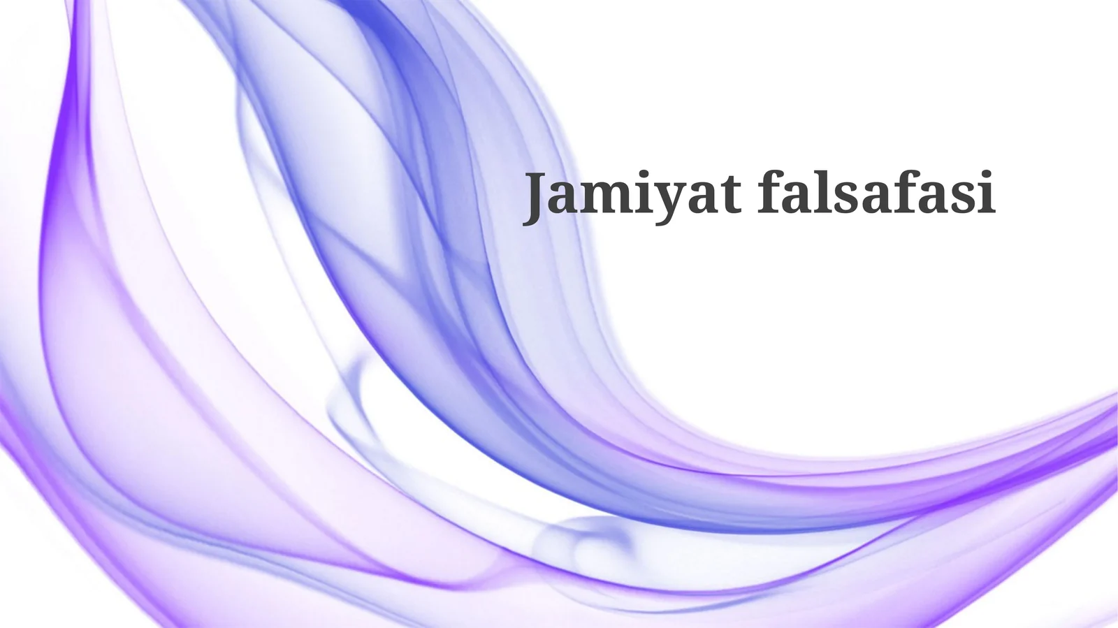 Jamiyat Falsafa: Zamonaviy Muammolar va Yechimlar