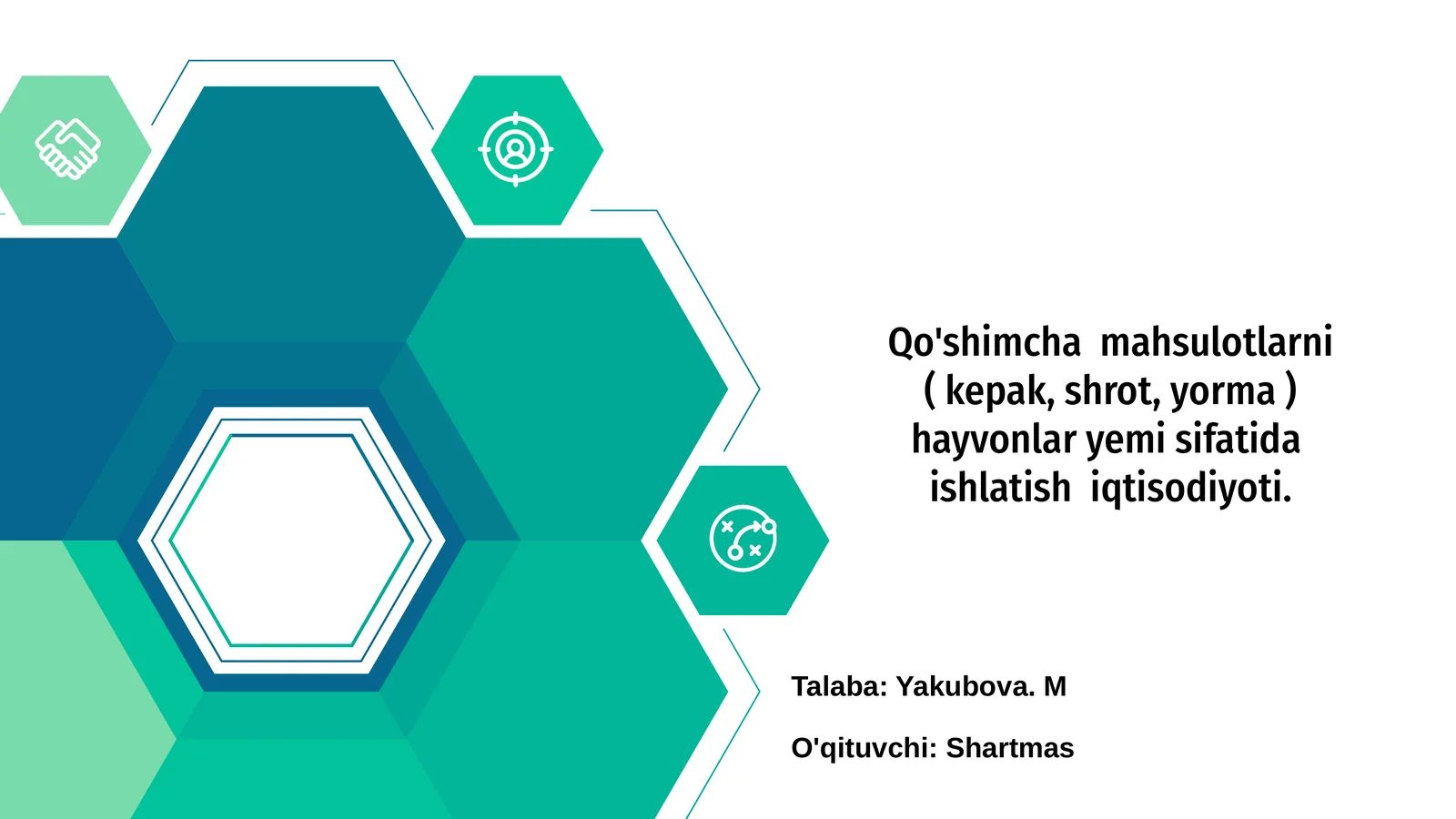 Kepaklardan hayvonlar yemiga o'tishning asosiy maqsadi