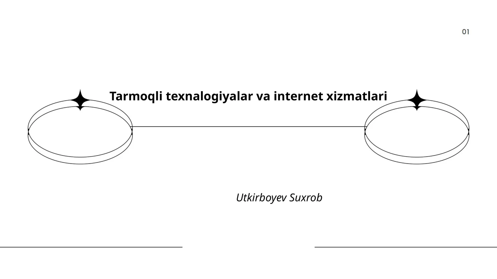 Tarmoqli texnalogiyalar va internet xizmatlari
