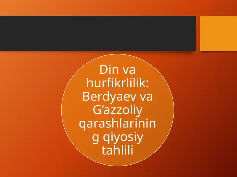 Imom G‘azzoliy hayoti va ilmiy merosi