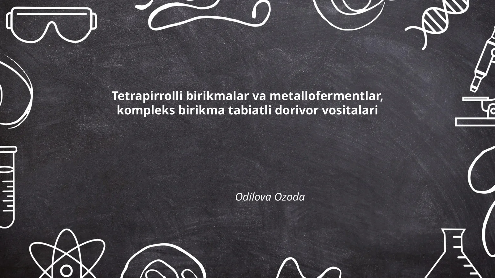 Tetrapirrolli birikmalar va metallofermentlar, kompleks birikma tabiatli dorivor vositalari