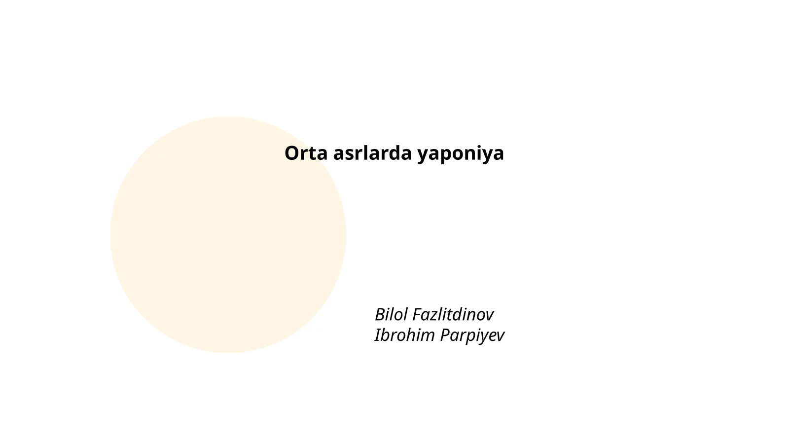 Orta asrlarda yaponiya